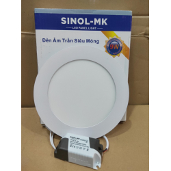 Đèn LED Âm Trần Siêu Mỏng Tròn 3 Chế Độ 6W